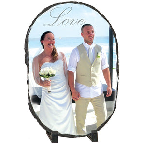 Oval Personalized Rock Plaque